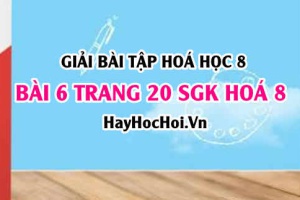 Giải bài 6 trang 20 SGK Hoá 8: Nguyên tố hoá học, Nguyên tử khối